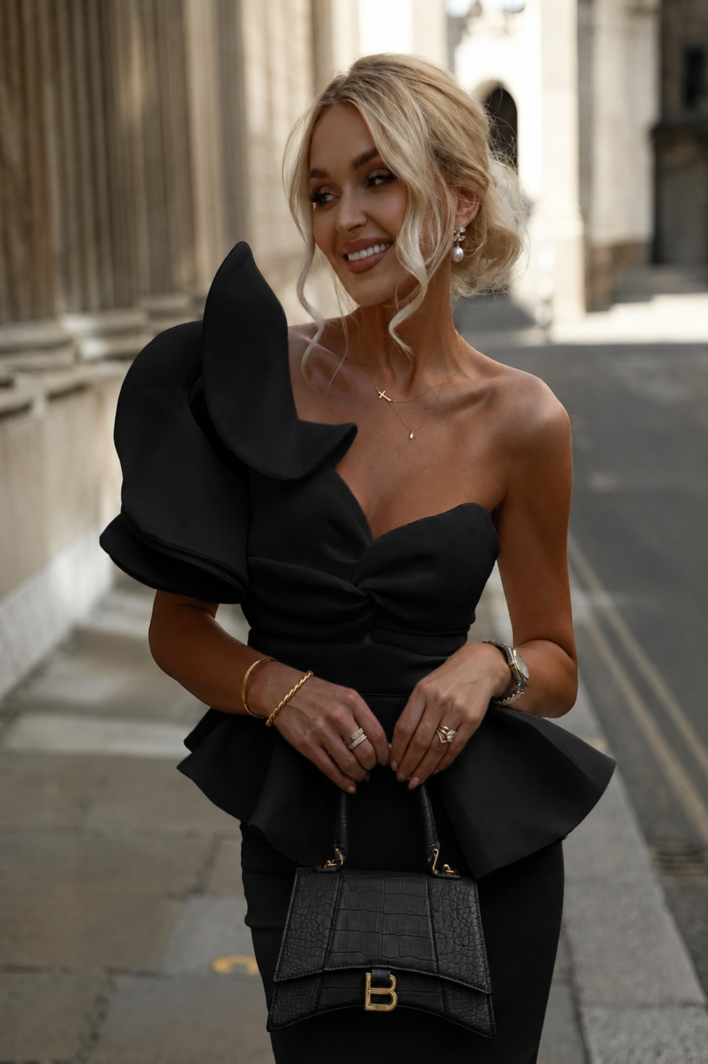 Madison 2 piece skirt set - Black