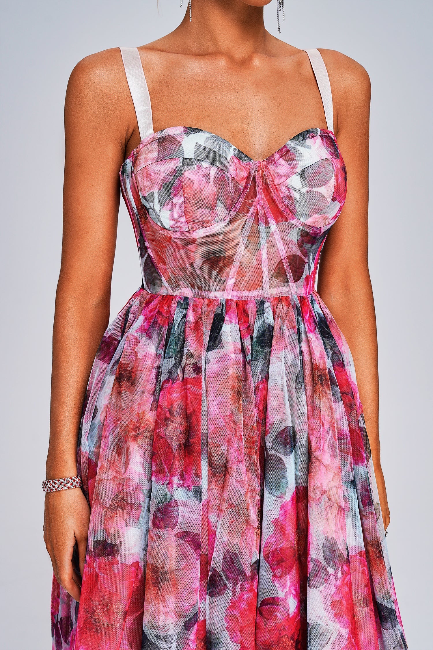 Sareza Floral Midi Dress