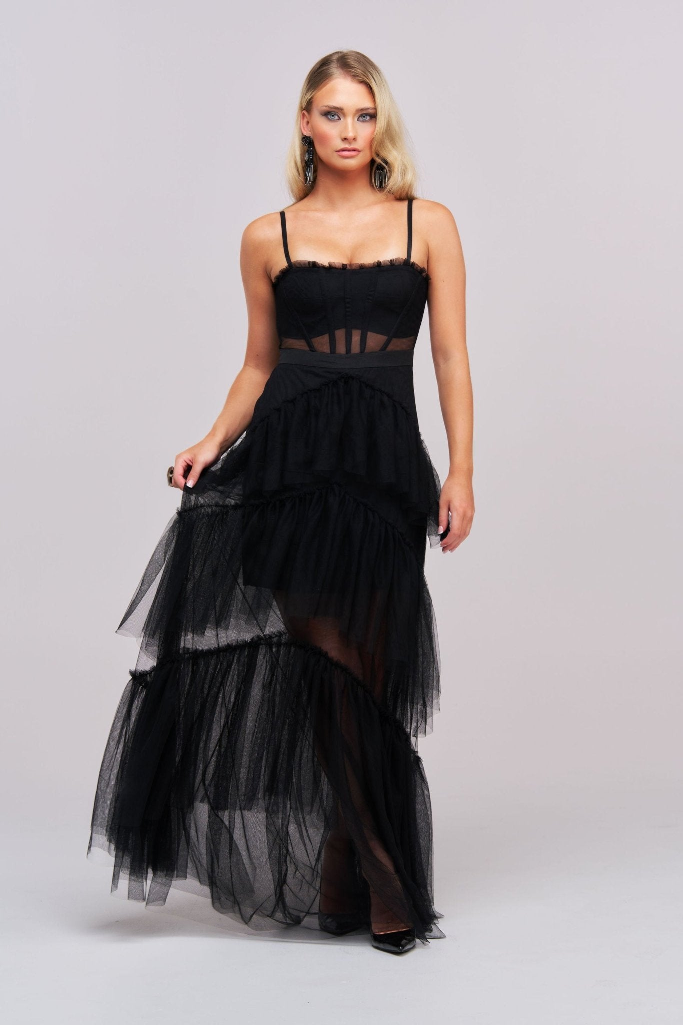 Astra Mesh Maxi Dress - Styled Collective