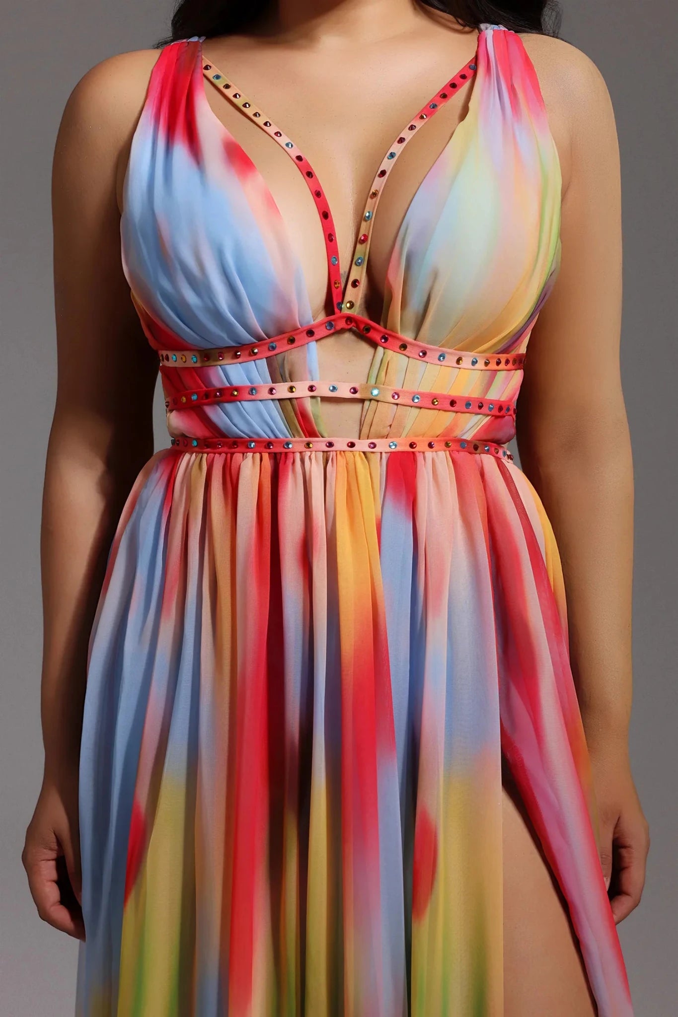 Eileen Printed Maxi Dress - Styled Collective