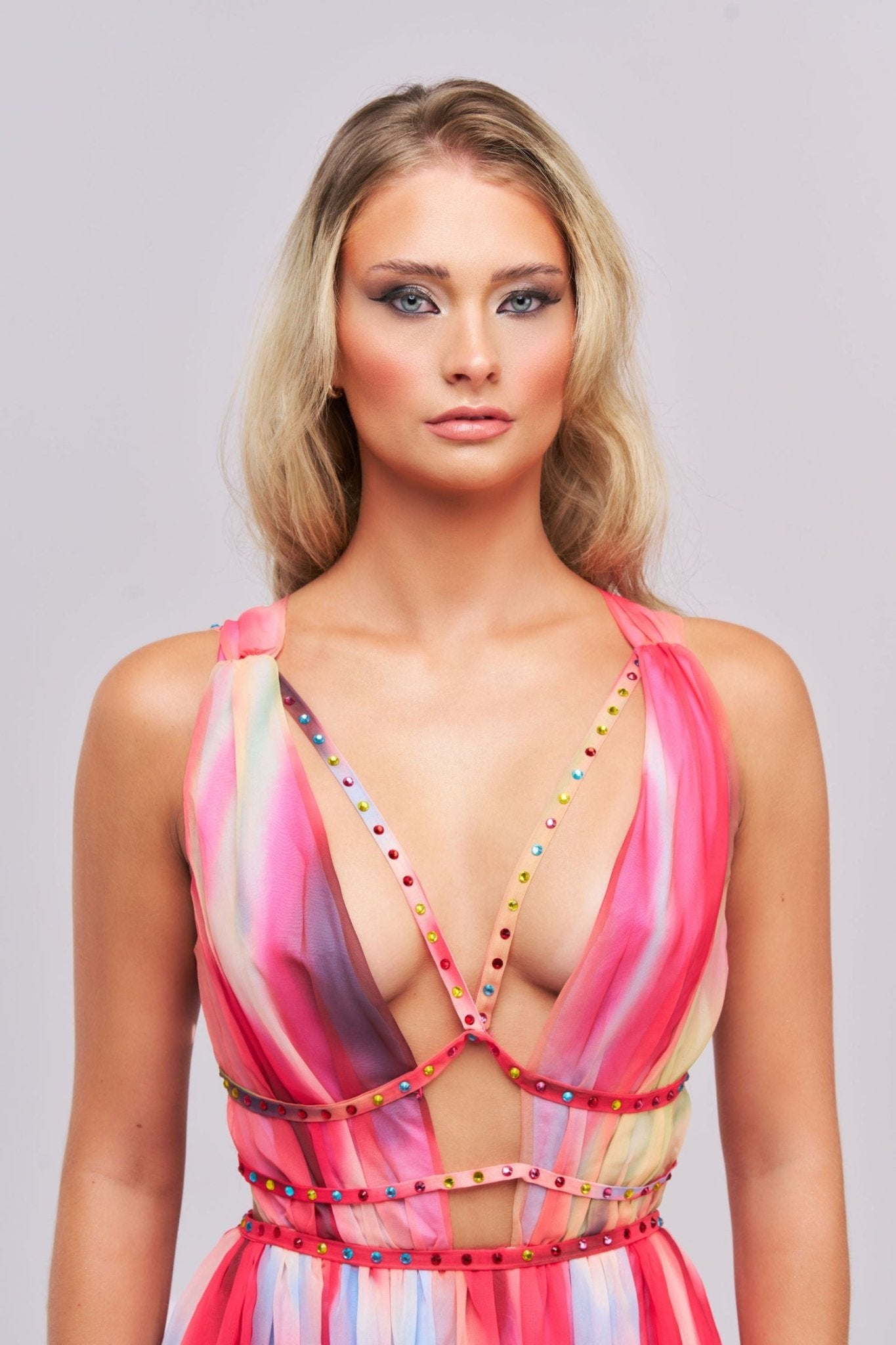 Eileen Printed Maxi Dress - Styled Collective