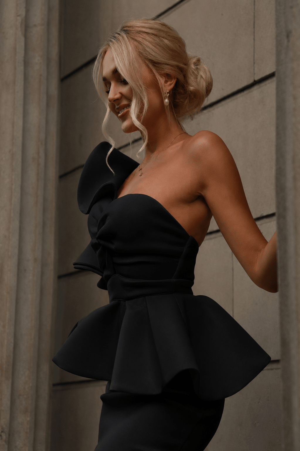 Madison 2 piece skirt set - Black - Styled Collective