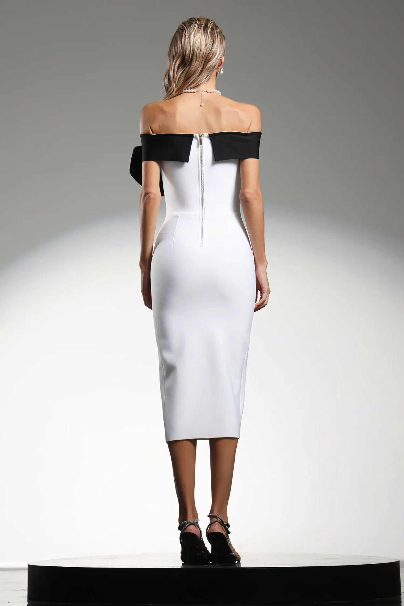 Renee Monochrome Midi - Styled Collective
