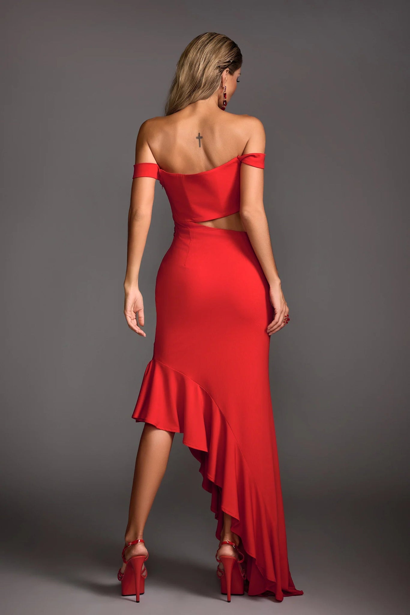 Valema Lace Flower Maxi Dress - Styled Collective