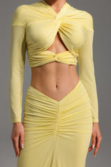 Kendall Long Sleeve Knot Maxi Dress