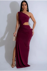 Kalima One-Shoulder Maxi Dress