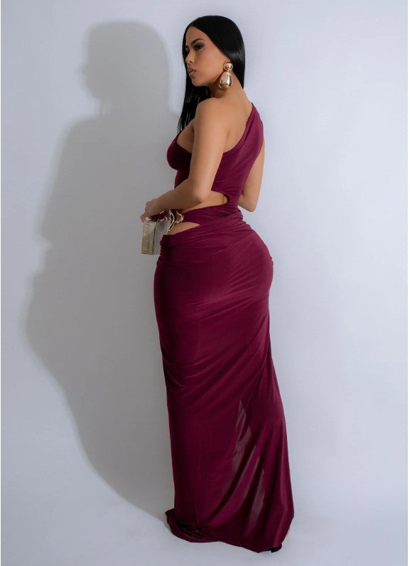 Kalima One-Shoulder Maxi Dress