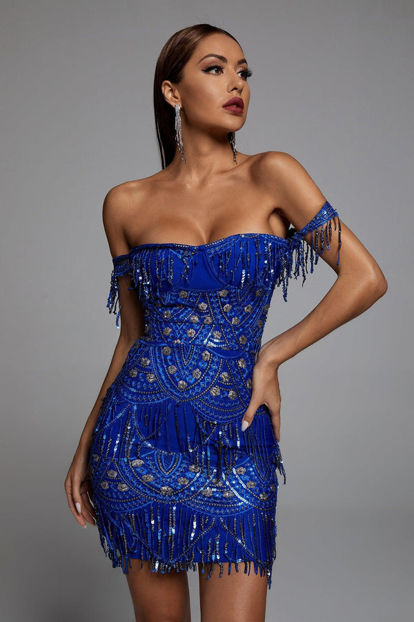 Avery Off-the-Shoulder Mini Dress