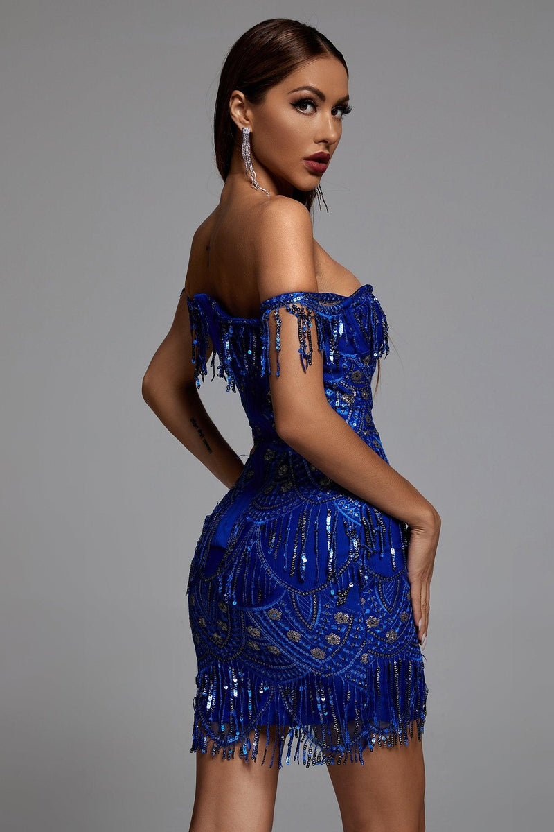 Avery Off-the-Shoulder Mini Dress