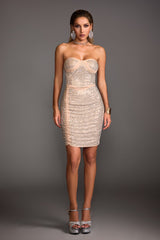 Noor Strapless Mini Dress