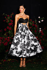 Renata Strapless Midi Dress