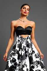 Renata Strapless Midi Dress
