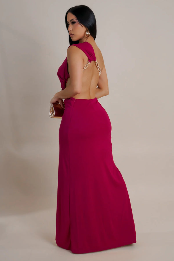 An Illusionist Maxi Dress