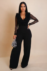 New To The Game Mesh Jumpsuit