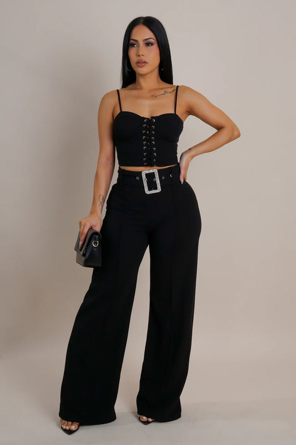 Just a Fantasy Two-Piece Pant Set
