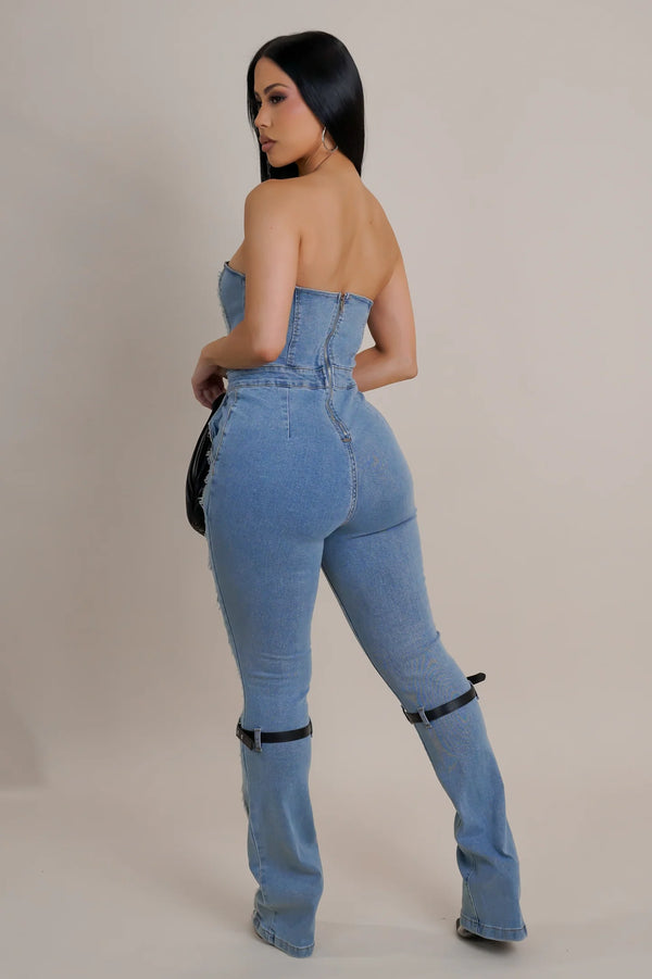Young and Free Sleeveless Jumpsuit