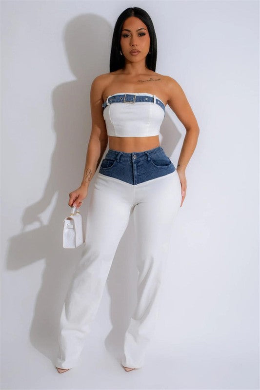 The Iconic Edge Two-Piece Pant Set
