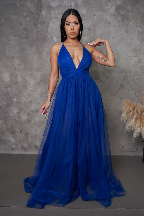 Leighton Maxi Dress – Royal Blue