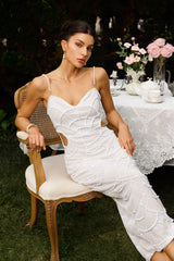 Teresa Pearl Sequin Midi Dress
