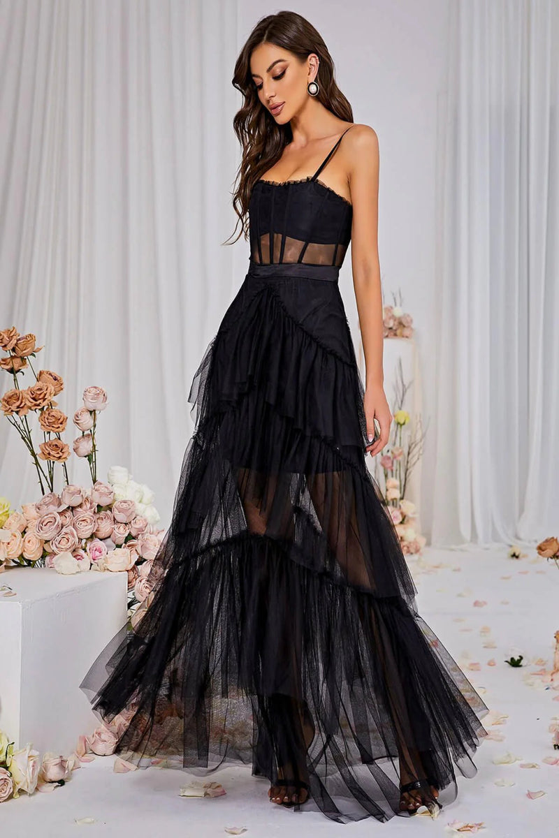 Astra Mesh Maxi Dress