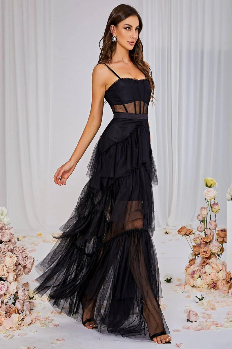 Astra Mesh Maxi Dress