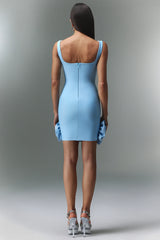 Luciana Mini Dress - Ice Blue