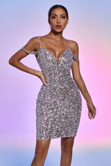 Melica Sequin Mini Dress
