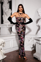 Vivian Floral Sequin Maxi Dress