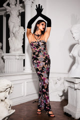 Vivian Floral Sequin Maxi Dress