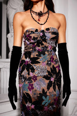 Vivian Floral Sequin Maxi Dress