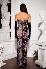 Vivian Floral Sequin Maxi Dress