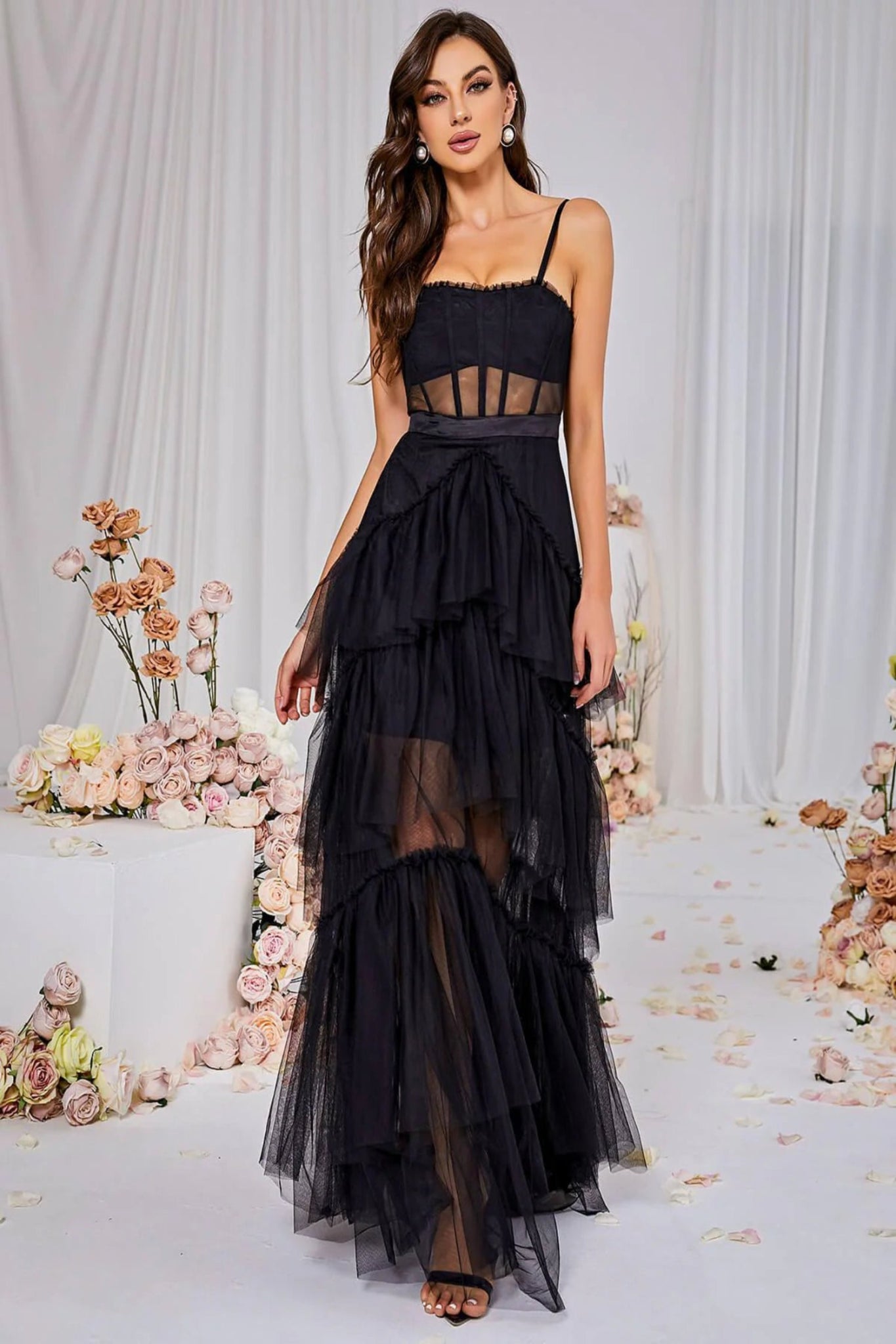Astra Mesh Maxi Dress - Styled Collective