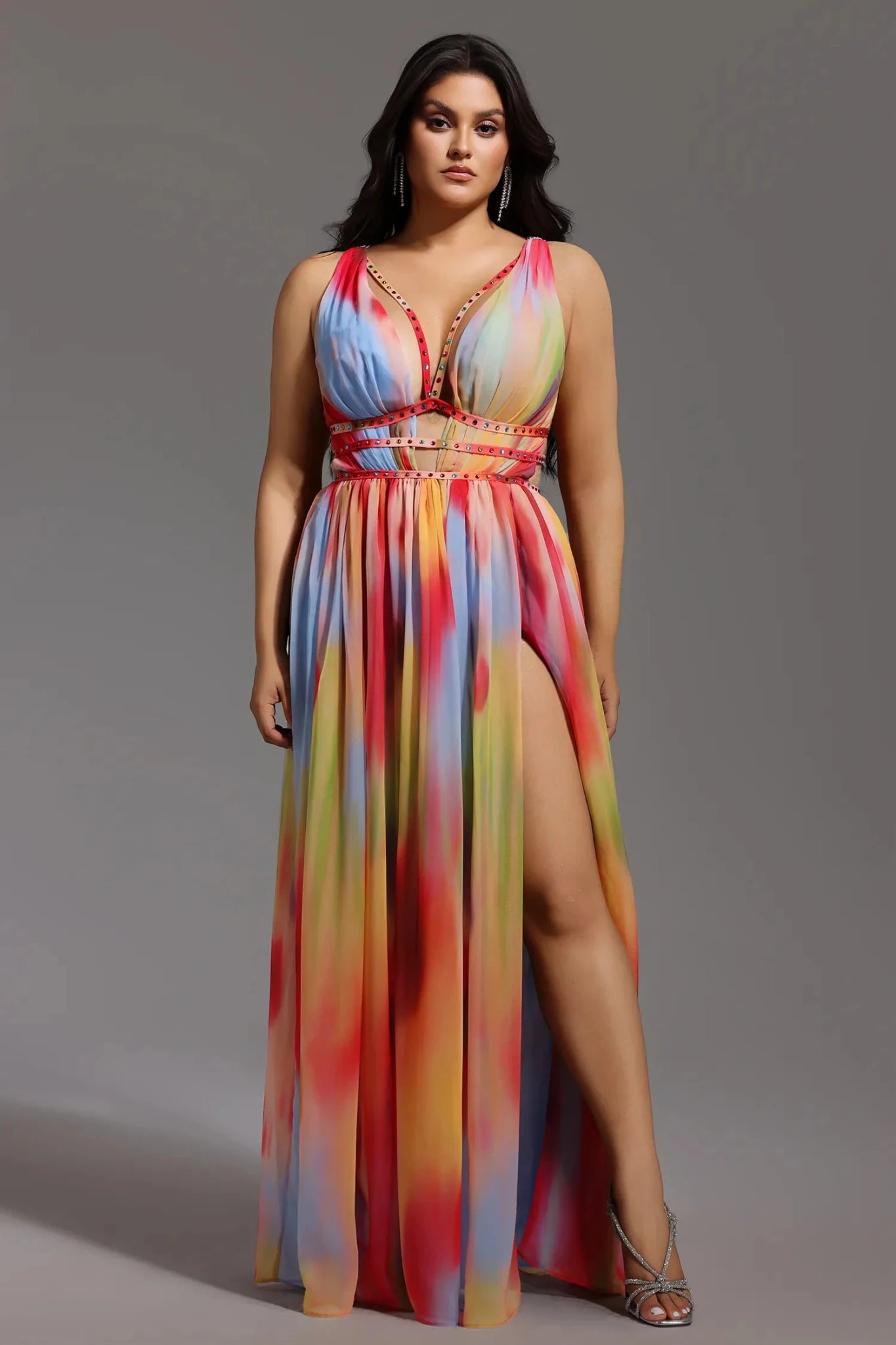 Eileen Printed Maxi Dress - Styled Collective