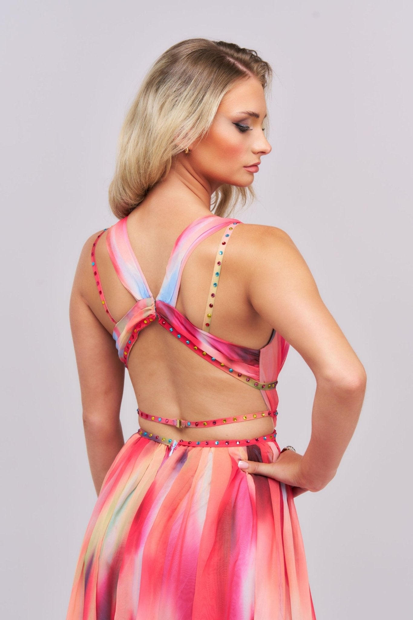 Eileen Printed Maxi Dress - Styled Collective