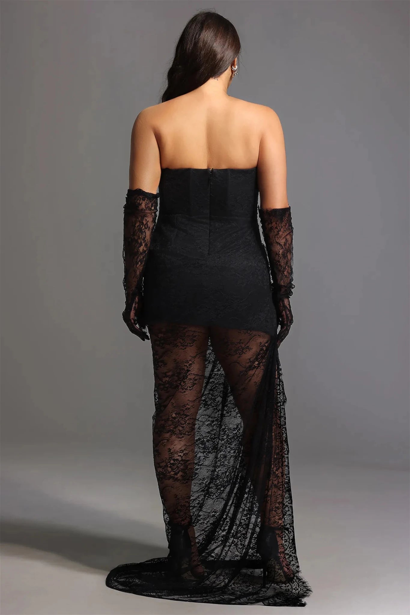 Elvira Lace Statement Maxi Dress - Styled Collective