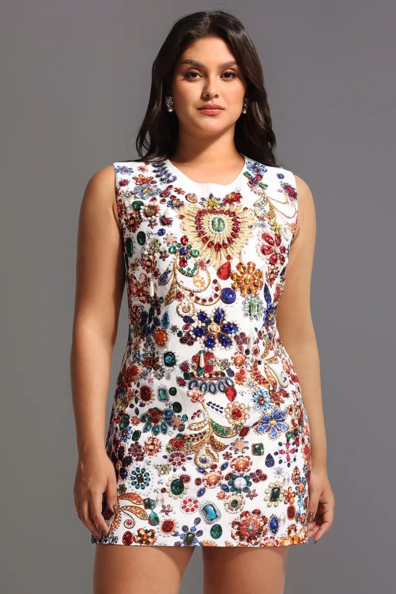 Isadora Embellished Mini Dress - Styled Collective
