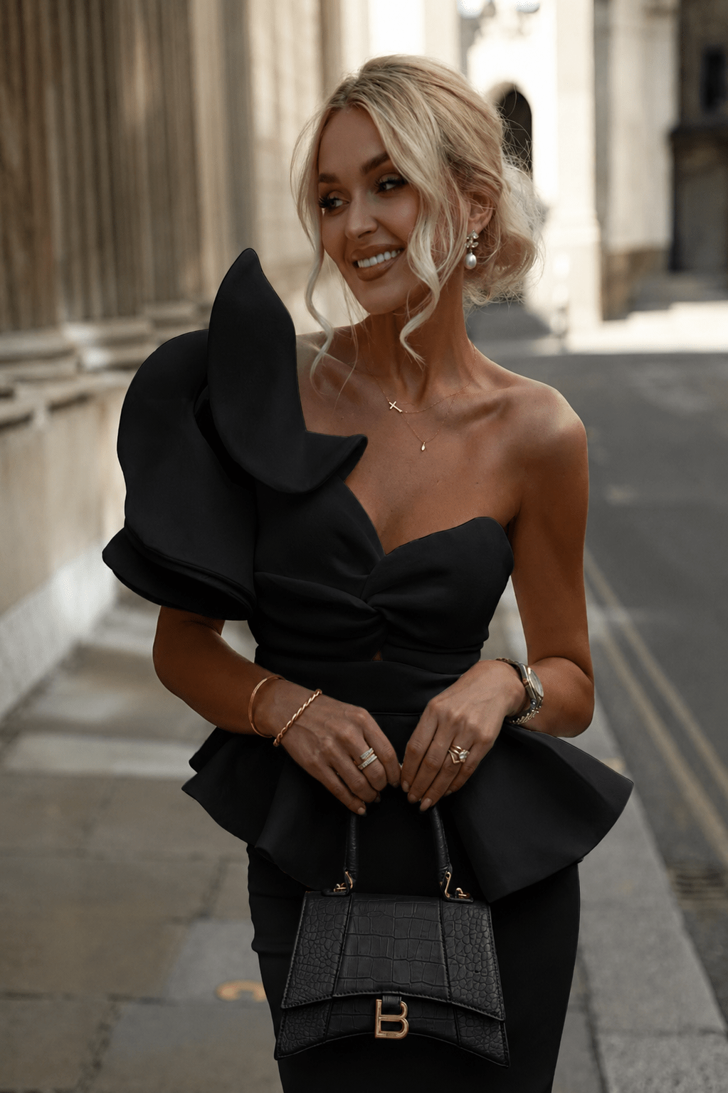 Madison 2 piece skirt set - Black - Styled Collective