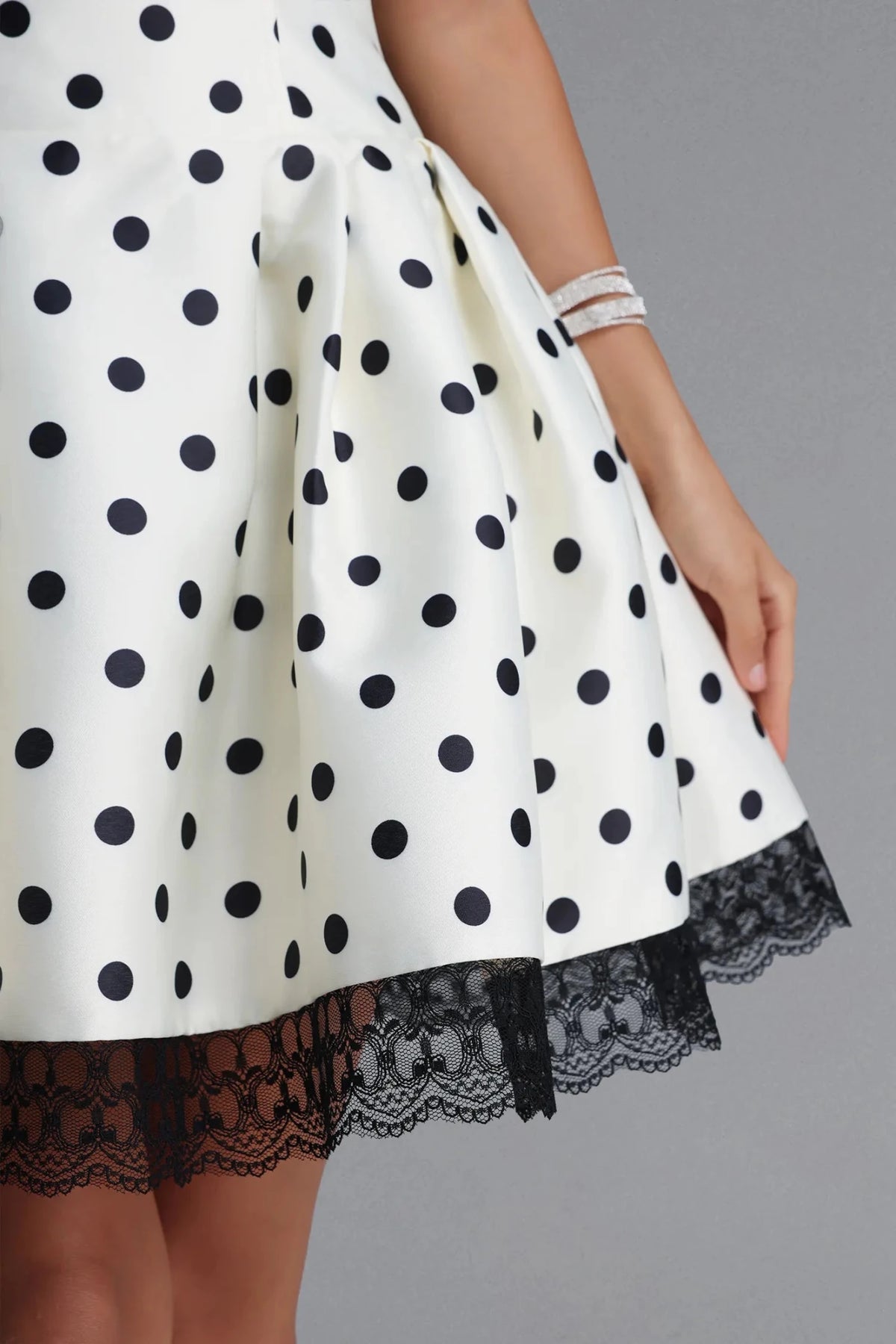Monroe Polka Dot Mini Dress - Styled Collective