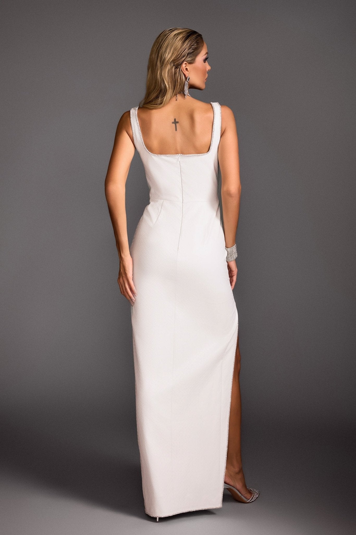 Polasa Faux Leather Maxi Dress - Styled Collective