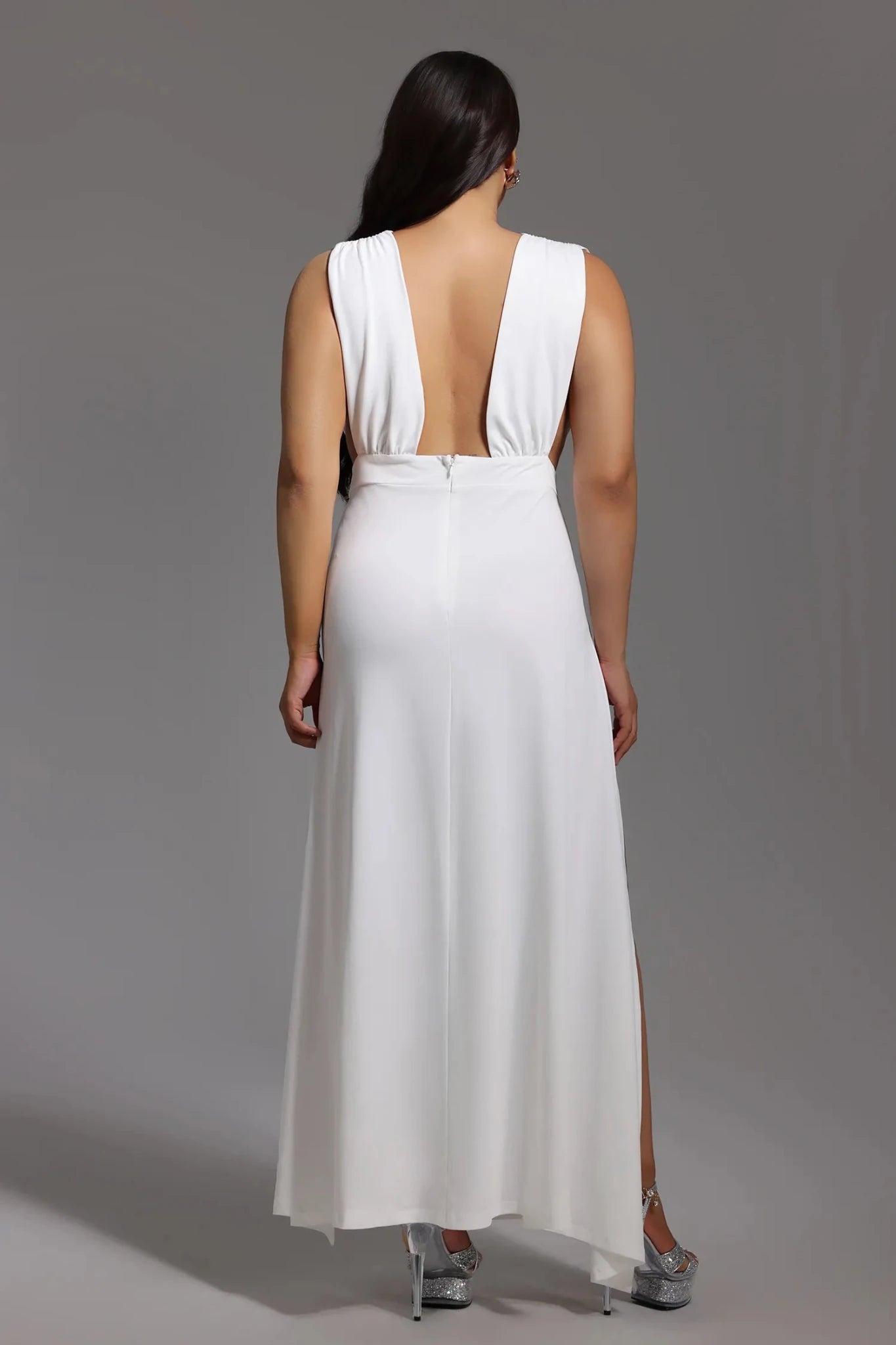 Tada Deep - V Floral Maxi Dress - Styled Collective
