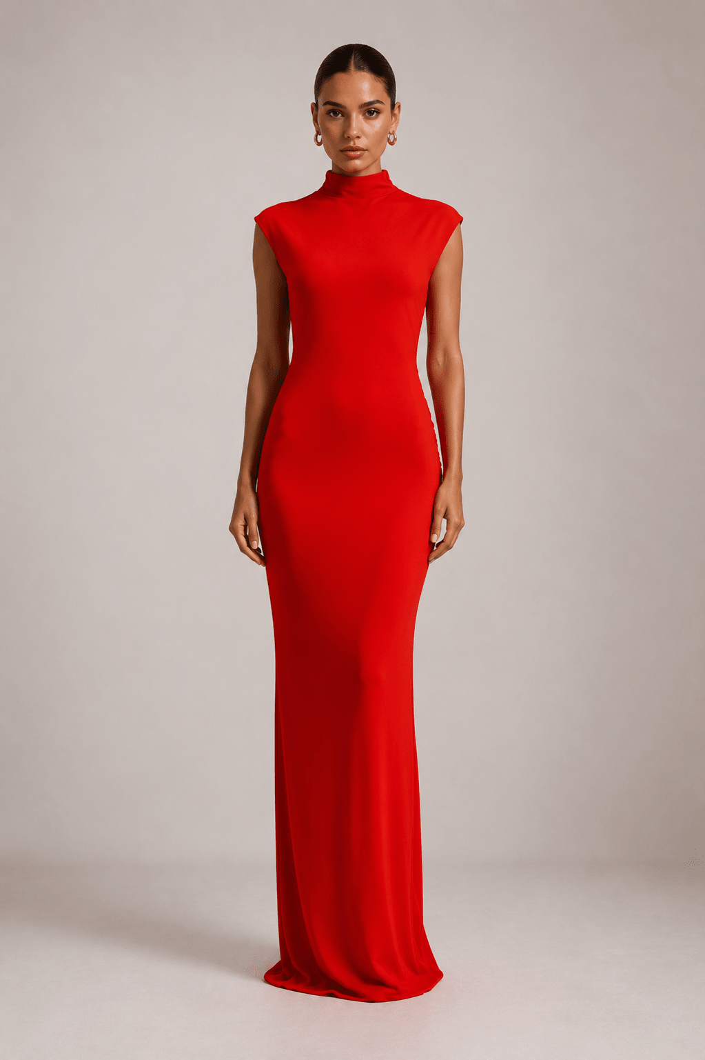 Veronique Open Back Maxi Dress – Red | Styled Collective - Styled Collective
